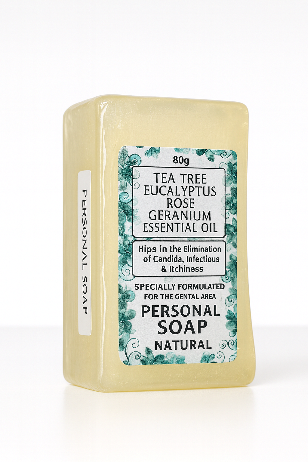 Feminine Balance Natural Soap – Tea Tree & Rose Care - 80g